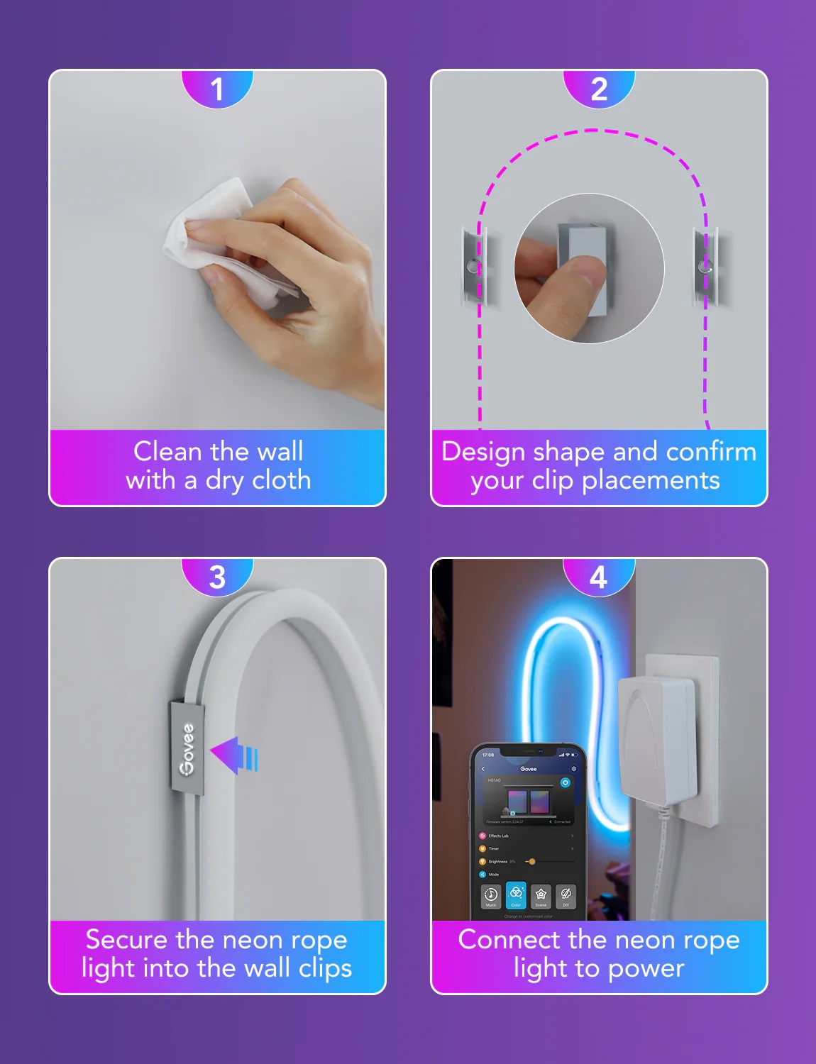 Govee Neon LED Strip Light 5m H61A2