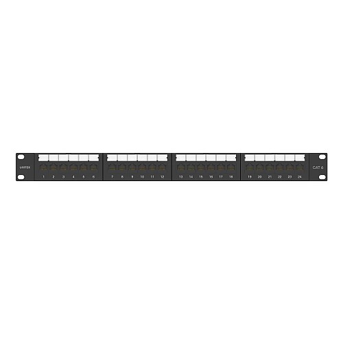 Unitek Network 24-Port CAT6 UTP Patch Panel T003A