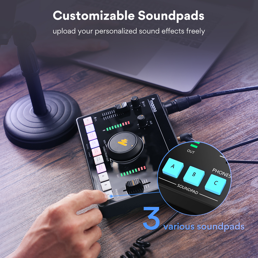 Maono AMC2 NEO Streaming Audio Mixer Console