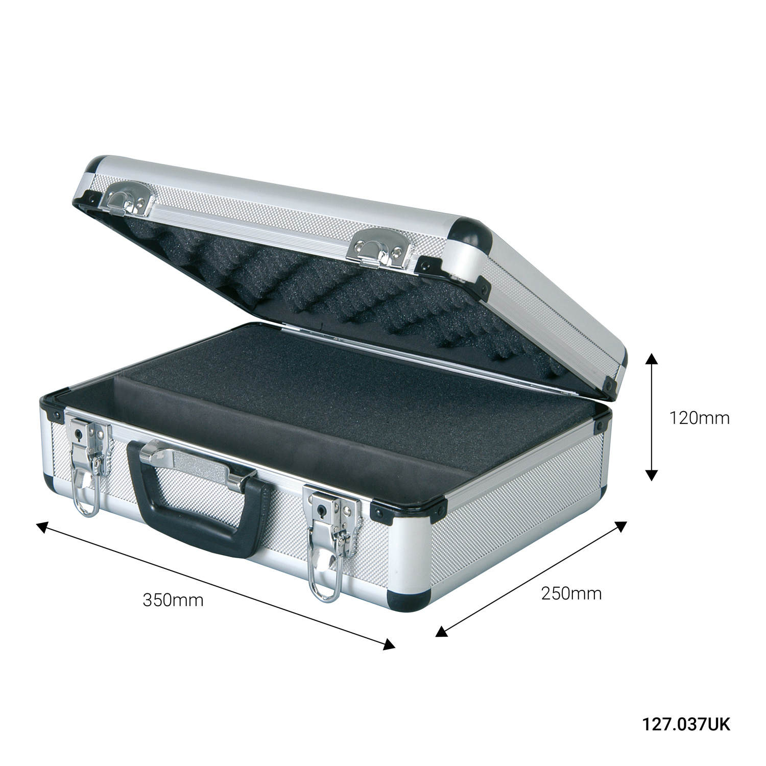 Chord MFC330 Aluminium Microphone Case with Foam 127.037UK