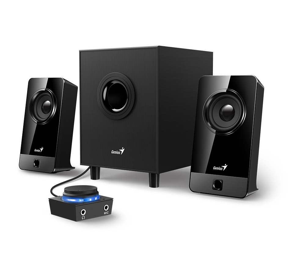 Genius PC Speakers 2.1 10W with Sub & Volume Control Pod SW-2.1 300X
