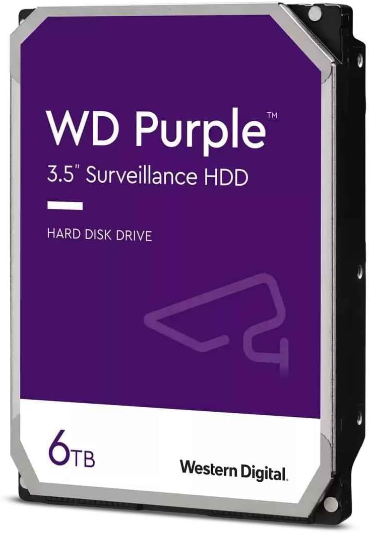Western Digital PURPLE 3.5'' DVR HDD 6TB 256MB WD64PURZ