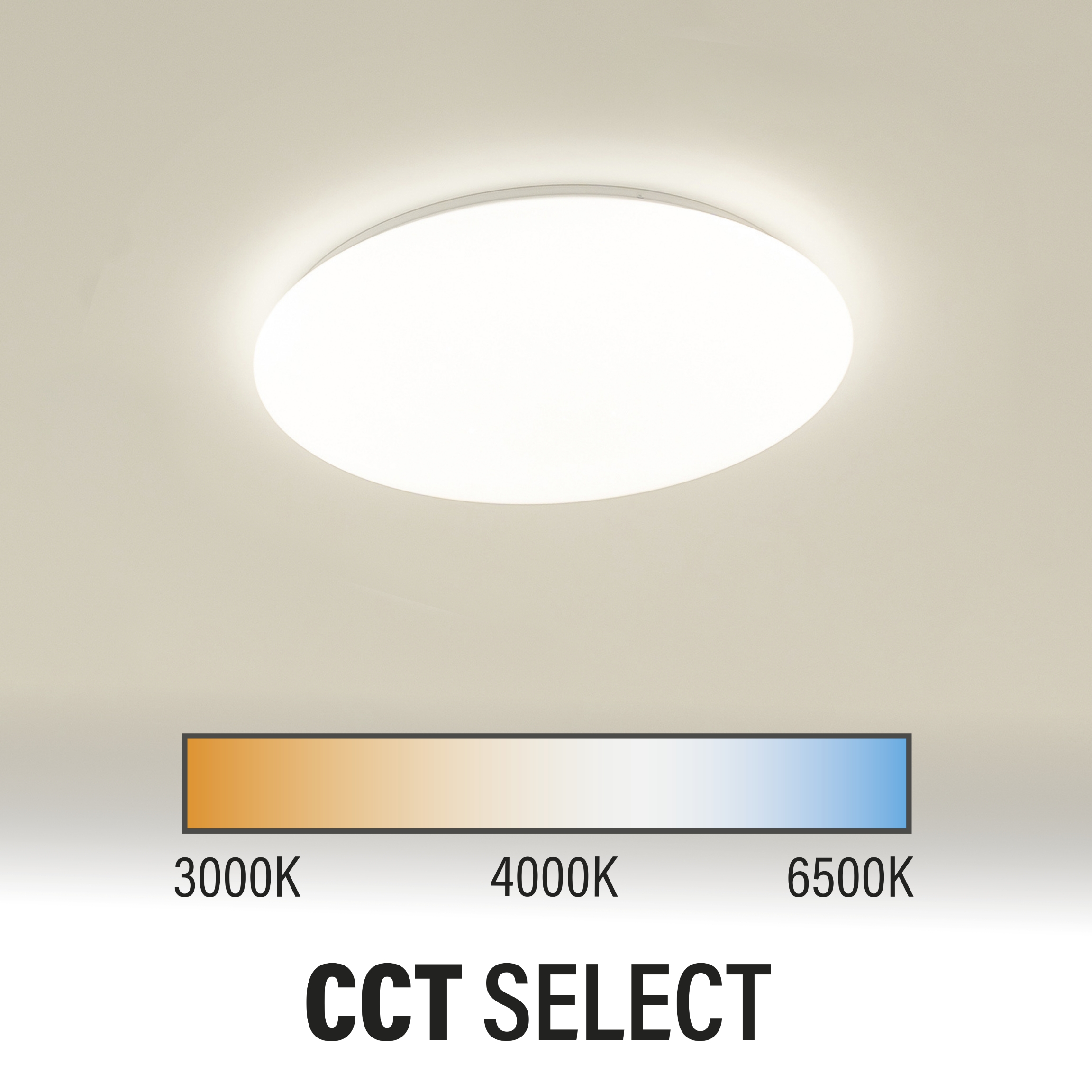 GBC HeyRing Circolina LED CCT Smart WiFI Ceiling Lamp Replacement w/RC
