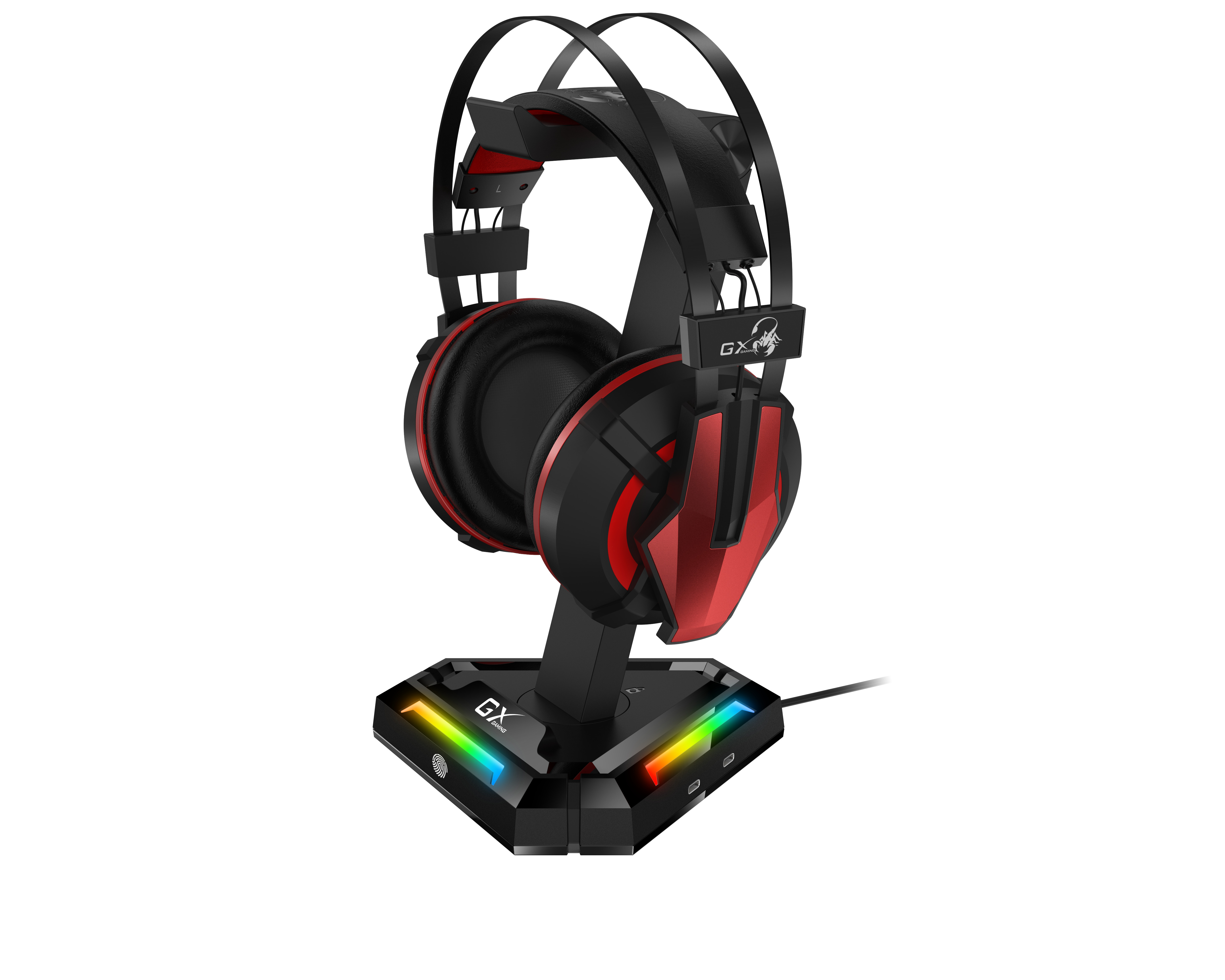 Genius Gaming Headphone LED Stand with USB Hub GX-UH100