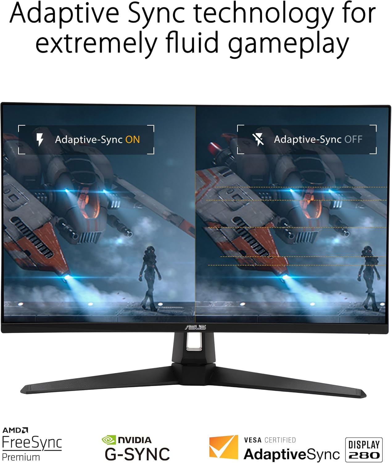 ASUS Monitor TUF Gaming 27'' FHD Flat 280Hz HDR10 Speakers VG279QM1A