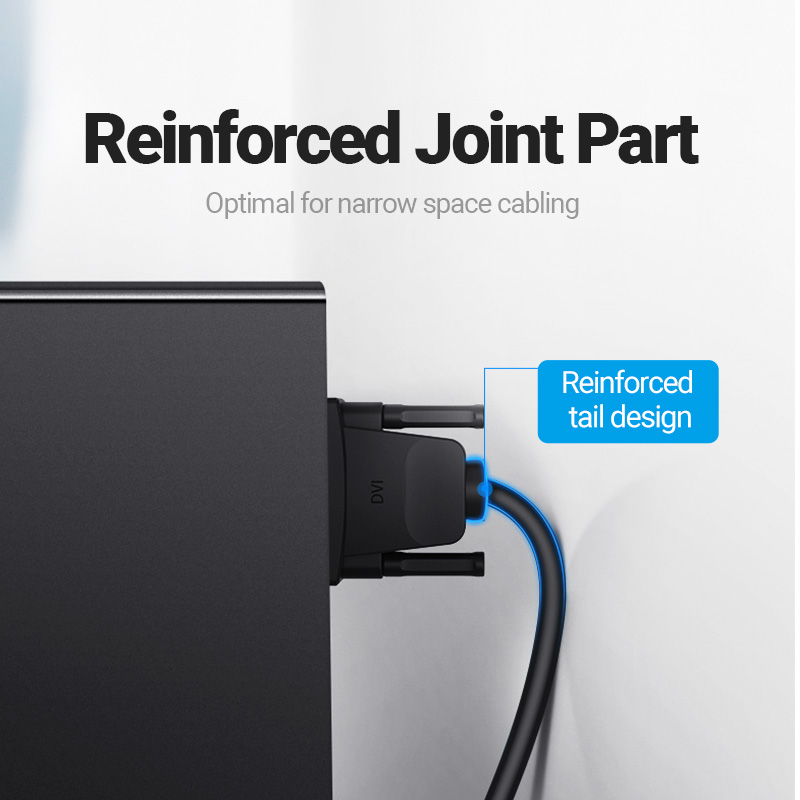 Vention DVI 24+1 Male to Male Cable 3.0m EAABI