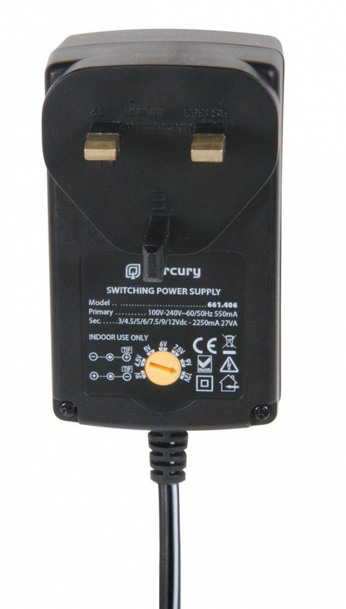 Mercury Switch-Mode Power Supply 2250mA 661.406UK