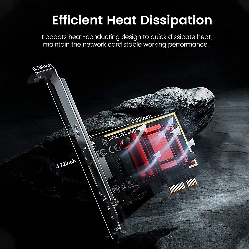 Orico PCI Express Card 2.5G Single Ethernet PTR-FU