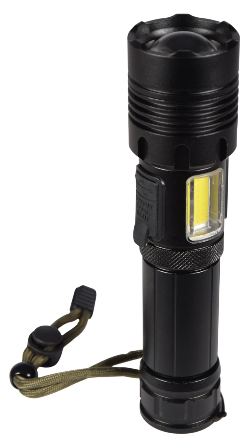 Mercury Rechargeable LED Torch Lamp with Window Breaker, SOS & Powerbank 410.306UK