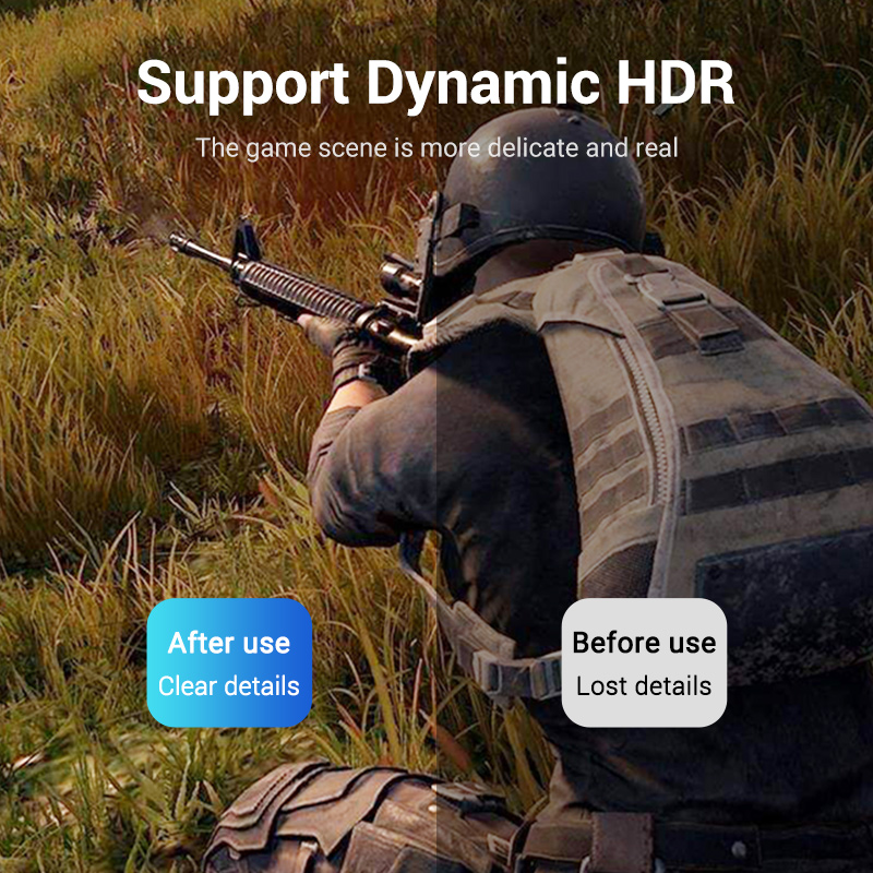 Vention DisplayPort Cable DP1.4 8K60Hz Braided 5.0m HCCBJ