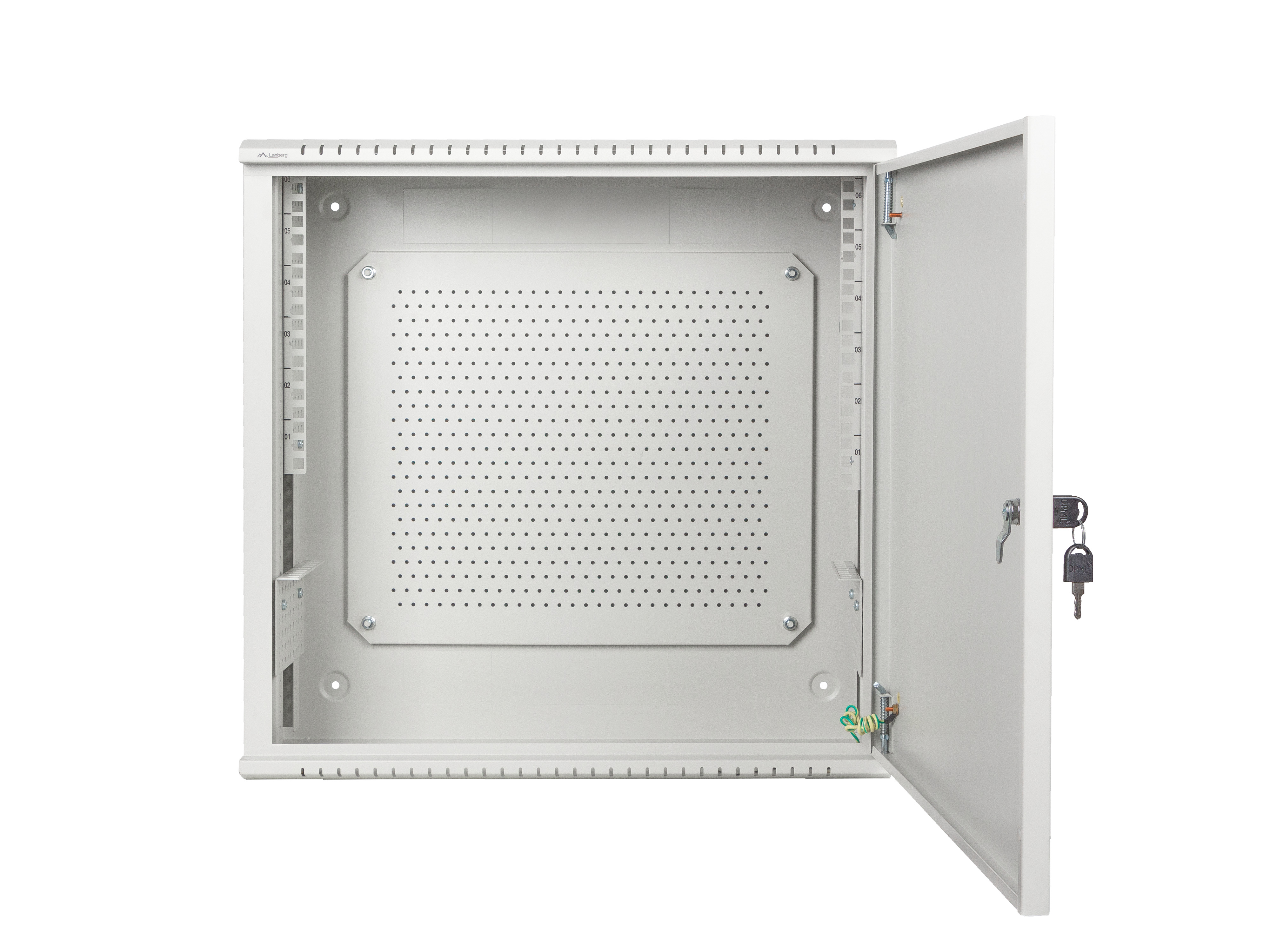 Lanberg Wall Rack 19'' Low Profile 6U+3U Assembled White Z34160