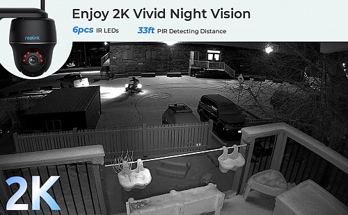 Reolink BP Outdoor Battery Camera 4MP PTZ ARGUS PT Dual White