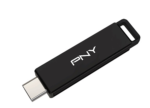 PNY Flash Drive Elite-X USB 3.2 Stick 128GB Capless Slider Black FDI128ELTXC