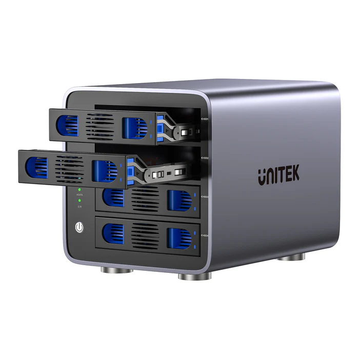 Unitek 4-Bay External SATA 2.5/3.5 HDD/SSD Enclosure with RAID USB-A S1301A