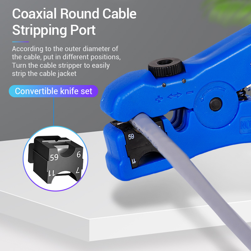 Vention NETWORK Tool Coaxial Cable Stripper KEBL0