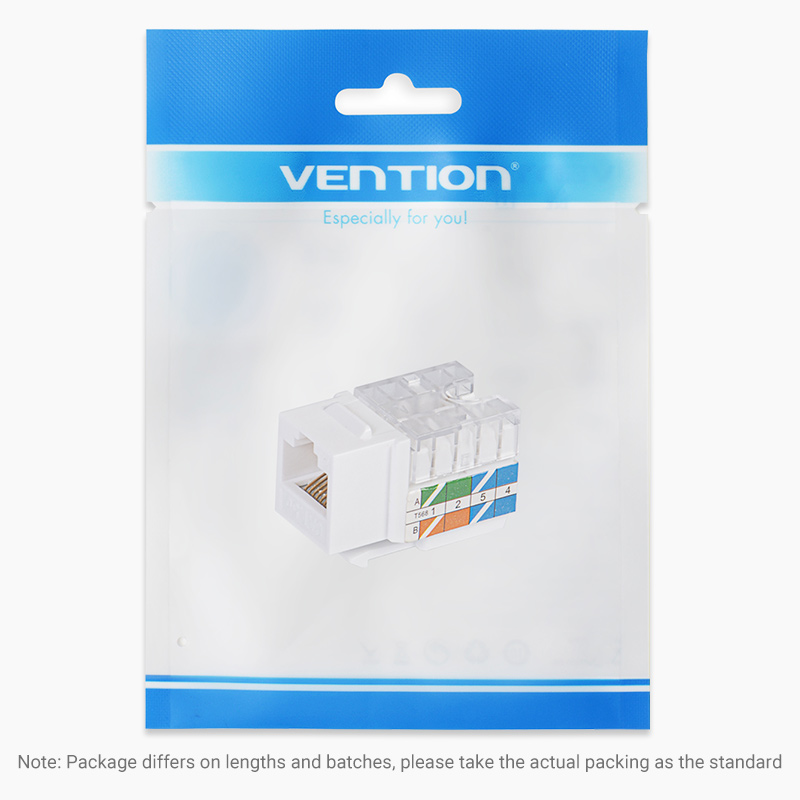 Vention NETWORK Keystone Jack CAT6 UTP Toolless White IPFW0