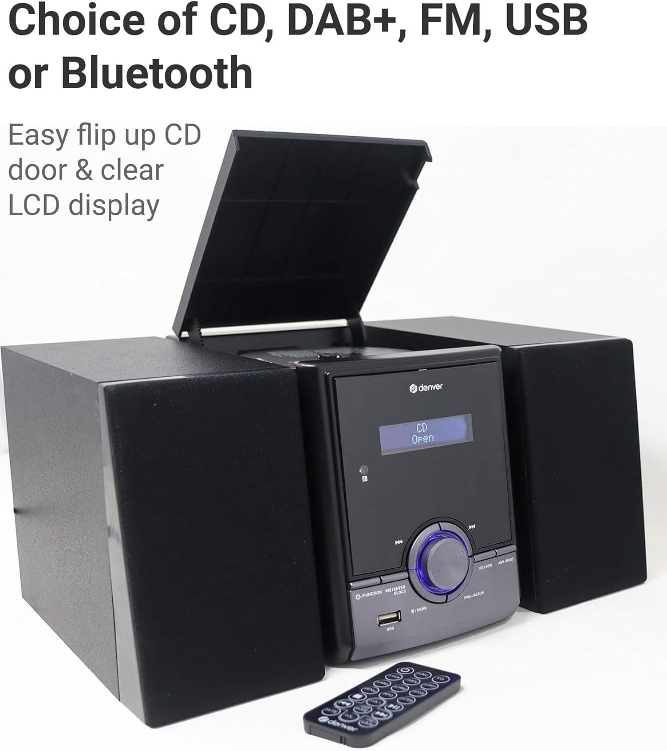 Denver Music System BT CD  DAB+/FM USB  MDA-285