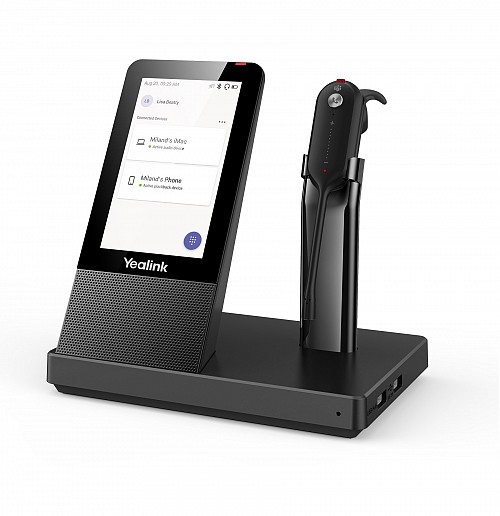 Yealink WH67 UC Workstation Convertible Wireless DECT Headset Teams