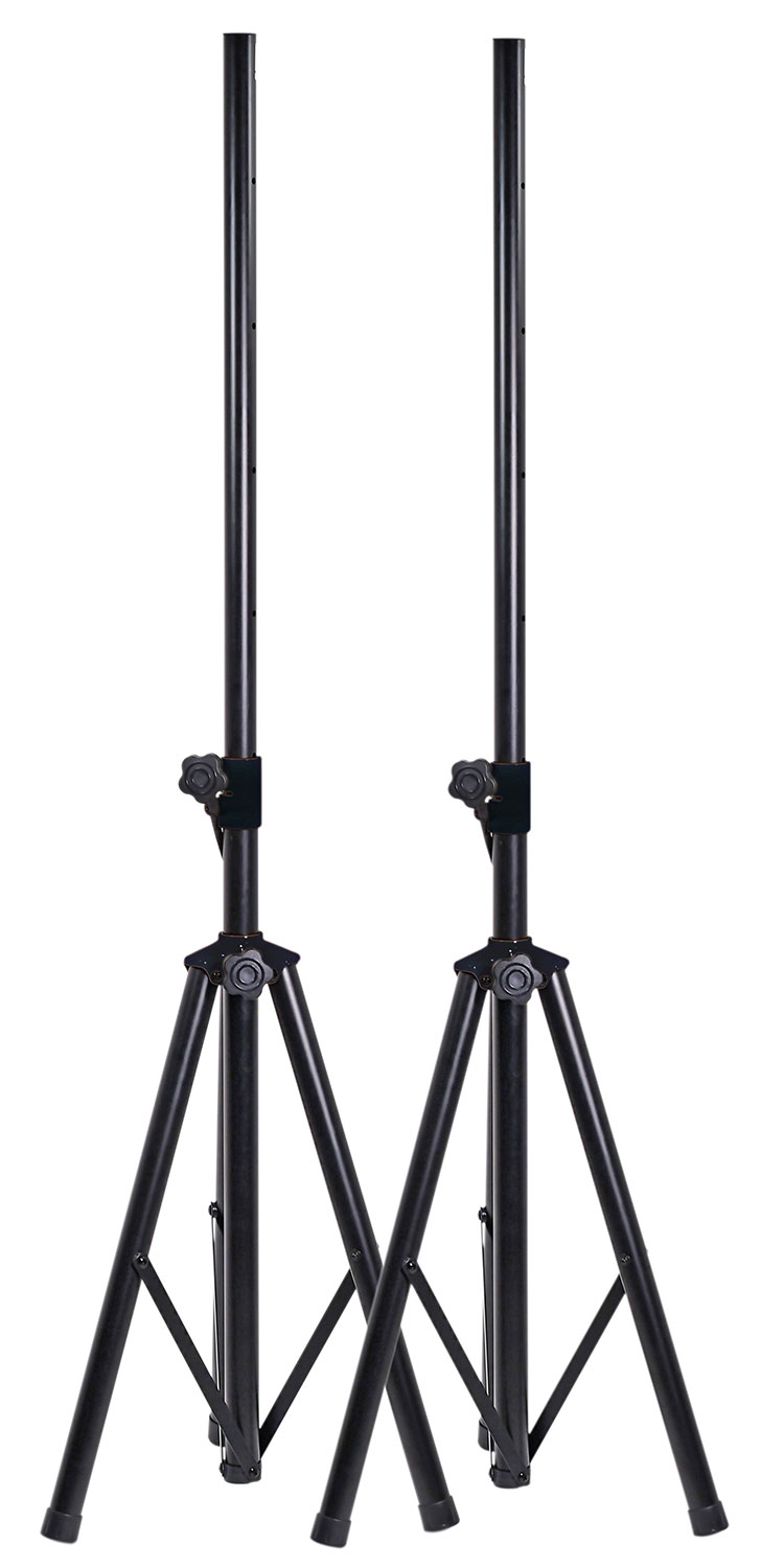QTX Speaker Stand Floor Set of 2 Stands + Carry Case 181.182UK