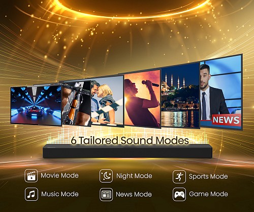 Hisense Soundbar HS2100 2.1 CH 240W BT/USB/Optical