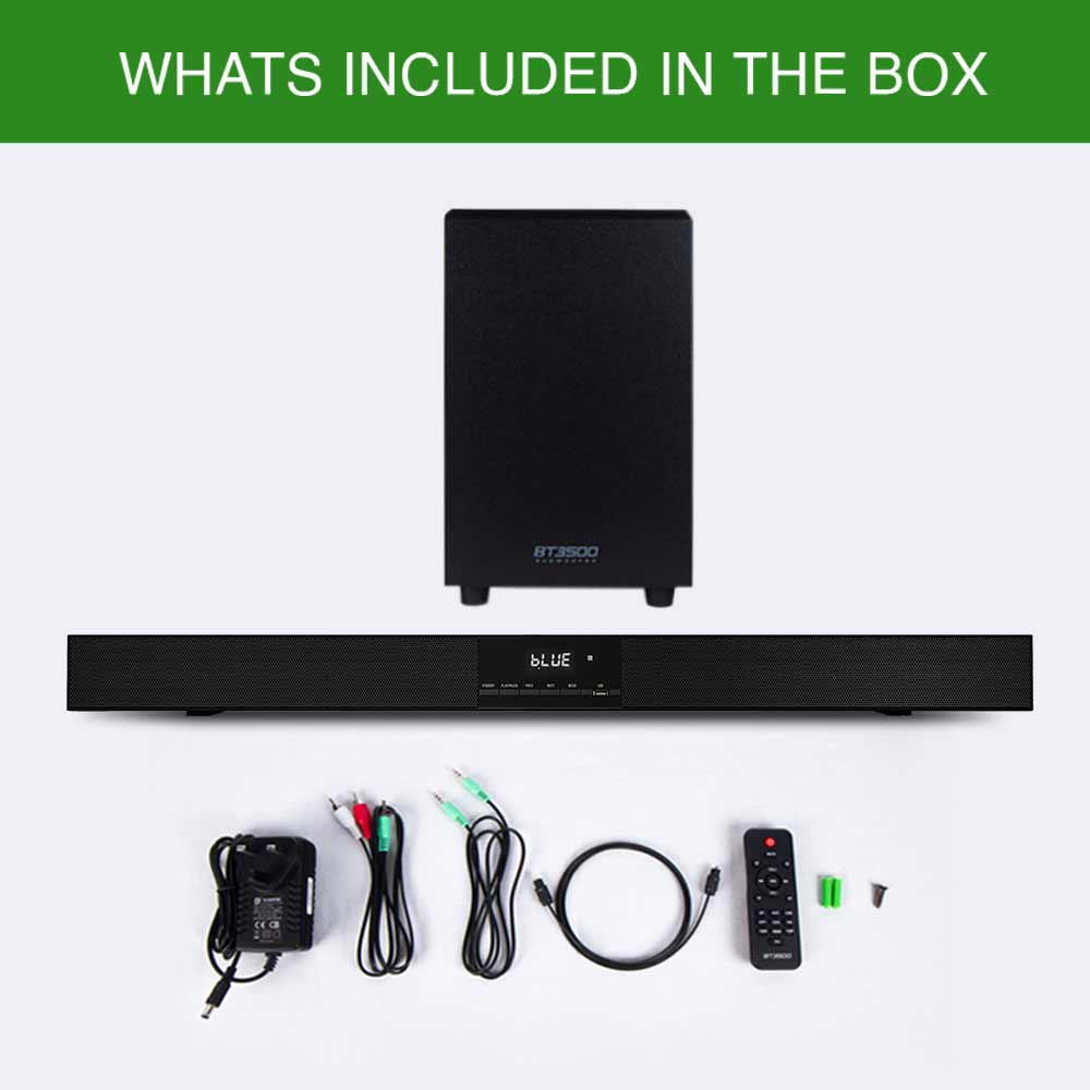 SonicGear BT3500 Soundbar with Subwoofer BT-USB-FM