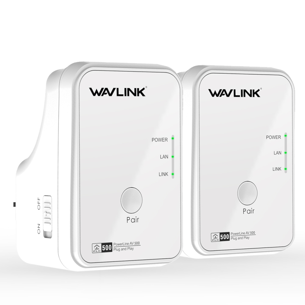 WavLink WL-NWP502M2 AV500 Wired Powerline Kit UK