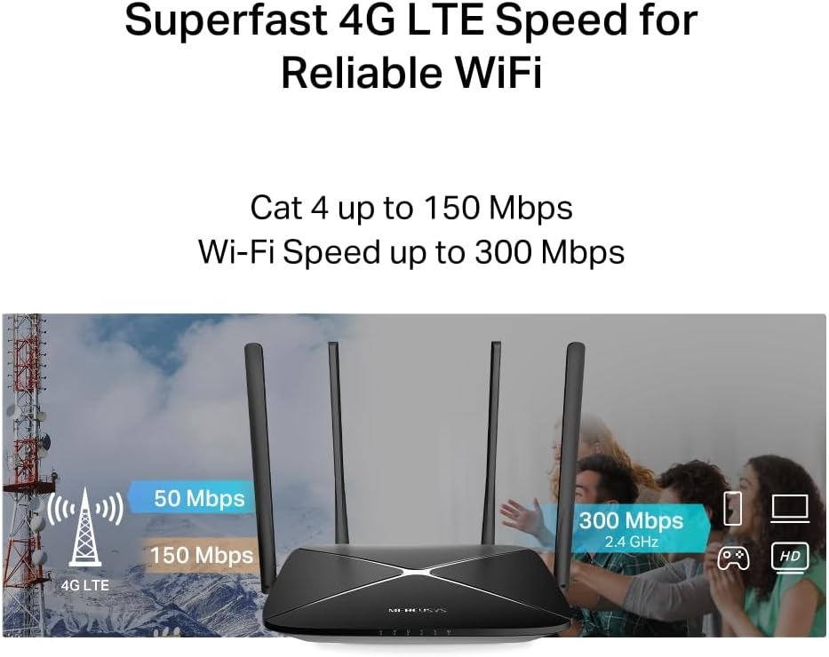 Mercusys MB115-4G LTE Router